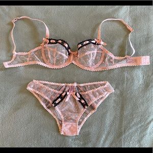 NWOT Vintage AP bra/underwear set 34C never worn